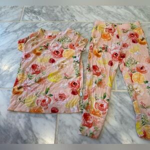 Posh Peanut Floral and Fruit Print Pajamas